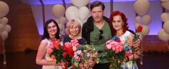 Jonita Štoma, Edīte Putniņa, Nauris Indzeris, Sanita Sējāne  Foto autors Raitis Mūrnieks